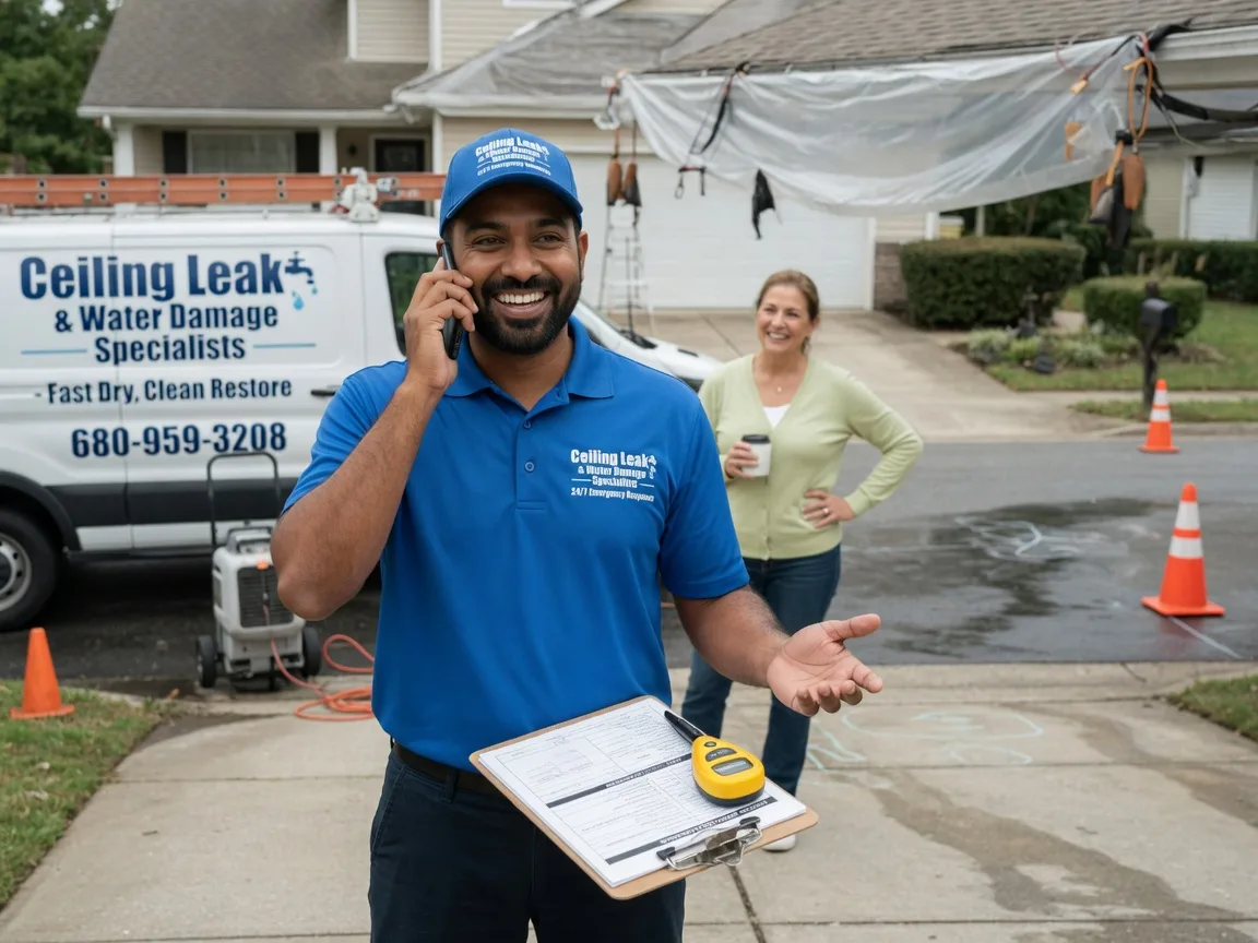 Ceiling Leak Cleanup Thorp, WI FAQs